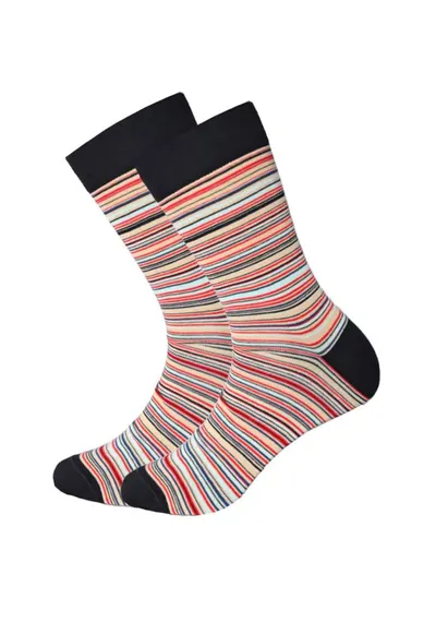 Sosete lungi bumbac barbati -SBGW26(26.8) - - Multicolor