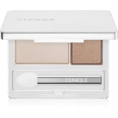 Clinique All About Shadow™ Duo duo fard ochi culoare Ivory Bisque/Bronze Satin - Shimmer 1.7 g