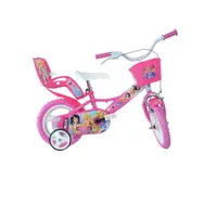 Bicicleta copii 3-5 ani, 12 inch, Printese, Dino Bikes DB124RLPRI