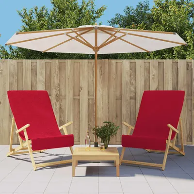 Gossi prosoape de plaja, 2 buc., visiniu, 60x135 cm, textil 400 gsm