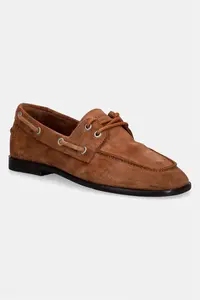 Gant mocasini pentru femei, din piele întoarsă Gimble