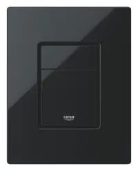 Placa de actionare Grohe, Skate Cosmopolitan wall plate, dubla actionare, verticala sau orizontala, 156 x 197 mm, pt rezervoare Rapid SL si GD 2, negru lucios
