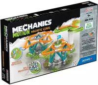 Constructor magnetic Geomag - Mechanics Motion Magnetic Gears, 160 de piese