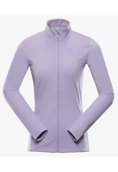 Bluza de trening cu fermoar si guler mediu