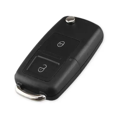 Cheie Auto Completa Techstar® compatibila cu Volkswagen Polo, Passat, Golf, Transporter, Bora, 433Mhz, 1J0 959 753, ID48, 2 Butoane