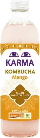 Demeter Kombucha organică, mango, 500 ml, Karma