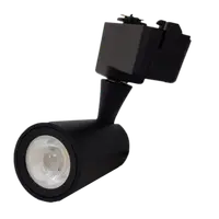 Spot Sina Negru 12W=120W, 3000K, lumina calda