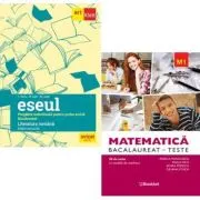 Pachet Bacalaureat 2026. Eseul. Literatura Romana. Pregatire individuala pentru proba scrisa si Matematica M1. Teste