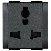 LL - priza multistandard 2 mod antracit