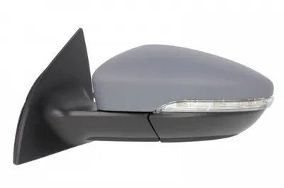 Oglinda stanga electrica, asferic, incalzita, crom, grunduita, pliabila electrica, cu lumina VW SCIROCCO intre 2008-2014