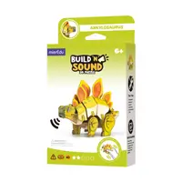 Puzzle 3D cu sunete - Stegosaurus, Build n Sound