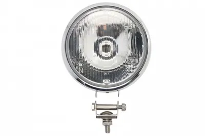 Far universal stanga dreapta (faza lunga, H3, 12 24V, diametru 160mm, transparent, metal, crom)