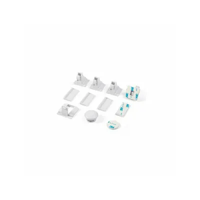Set protectIi, BabyOno, Pentru mobila, Usor de instalat, Magnetice si adeziv 3M, 4 buc, Alb