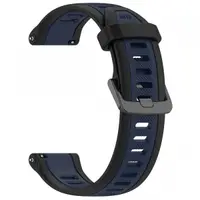 Curea Techsuit W053 pentru Huawei Watch / Garmin Watch Series, 18mm, Albastra Inchis