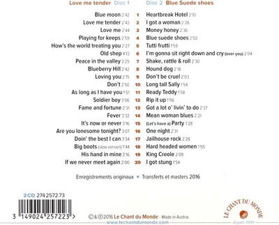 Love Me Tender - Blue Suede Shoes
