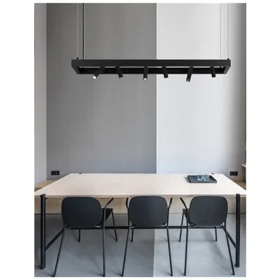 BUXTON MAGNETIC Rectangular Magnetic Profile Nisipiu Negru Aluminiu IP20 Driver 100 Wat AC 220-240 V