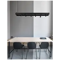 BUXTON MAGNETIC Rectangular Magnetic Profile Nisipiu Negru Aluminiu IP20 Driver 100 Wat AC 220-240 V