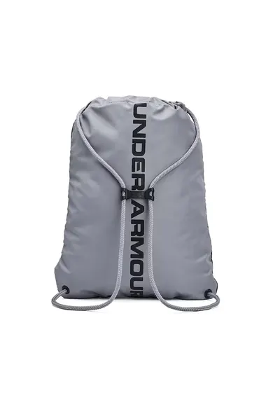 Rucsac unisex cu imprimeu logo Ozee - Gri/Argintiu