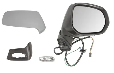 Oglinda dreapta potrivit CITROEN C4 GRAND PICASSO I, C4 PICASSO I 2006-2012 - electrica incalzita, grunduita, cu senzor temperatura