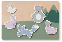 Puzzle din lemn Hauck Puzzle N Fit Forest