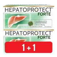 Pachet Hepatoprotect Forte, 2 x 50 comprimate, Biofarm