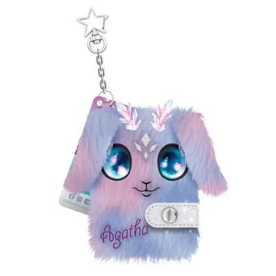 Mini carnețel pufos, personaj Agatha - Nebulous Stars