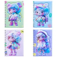 Carnet 3D cu spira 18x13x2.2cm 80 file Fetita