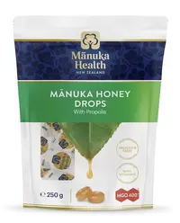 Bomboane dropsuri cu miere de Manuka MGO 400+ Vitamina C (250g) (cu propolis)