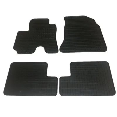 Set covorase auto din cauciuc Toyota Rav4 3 usi 2000-2005, presuri FROGUM, negre, 4 buc.
