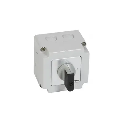 Intrerupator rotativ- on/off switch - PR 12 - 4P - 16 A - 4 contacts - box 76x76 mm