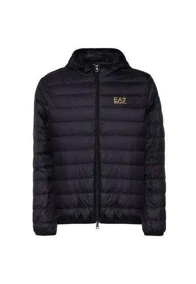 Geaca pentru Barbati - m down light hooded jacket - 8NPB24-PNGPZ-0208 - XS INTL - Negru