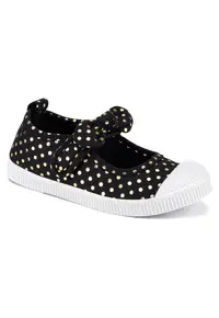 Pantofi copii - negru - material textil - pentru fete