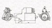 Electromotor (12v, 1,1kw) Potrivit Volvo C30, S40 Ii, V50; Ford B-Max, C-Max, C-Max Ii, Ecosport, Fiesta Iv, Fiesta V, Fiesta Vi, Fiesta Minivan, Focus C-Max, Focus I, Focus Ii 1.2-1.7 08.95-