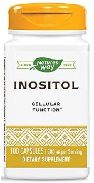 Inositol, 500 mg, 100 capsule, Nature’s Way