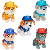 Jucărie de pluș Spin Master Paw Patrol Rubble & Crew - Sortiment, 18 cm