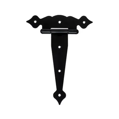 Balama decorativa pentru porti si usi, culoare negru 194x55x48x2.5 mm / 9744 Engros