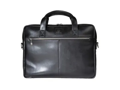 Servieta din piele laptop 39x29x5 cm, Exactive Exacompta 17437E, negru