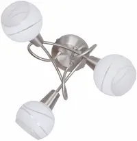 Șină spoturi Omnia - Sion, E 14, 3 x 40 W, 220 V, argintiu