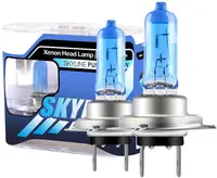 Set 2 becuri Pegasus H7 Skyline Xenon Look auto-tec halogen putere 55W 1500 lumeni temperatura 5000K
