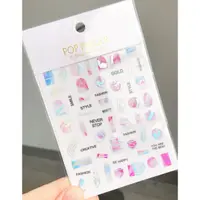 Abtibilduri unghii Marquise, STICKER131, Multicolor