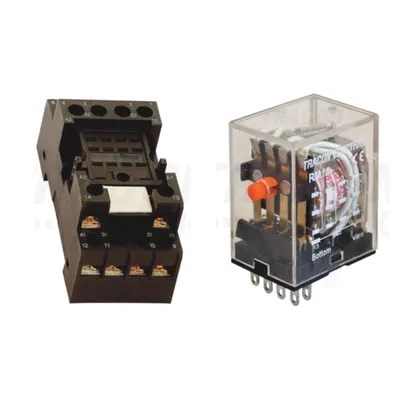 Pachet Soclu Releu RSPMF-14 + Releu Miniaturizat RM14 24AC - Control Precis