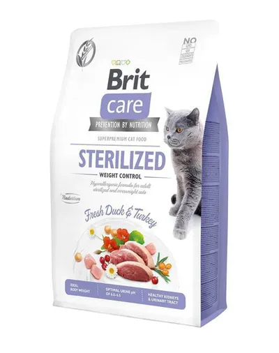 BRIT Care Cat Grain-Free hrana uscata pentru pisici sterilizate, controlul greutatii, 7 kg