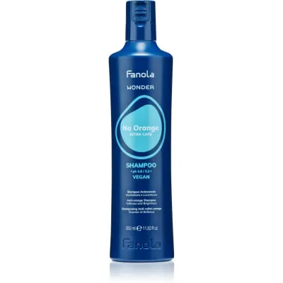 Fanola Wonder No Orange Shampoo șampon neutralizează nuanțele portocalii 350 ml