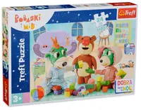 Puzzle Trefl din 24 maxi piese - Jocuri înainte de culcare, familia Treflik