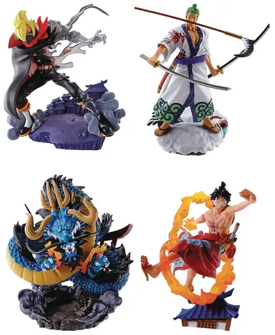 Set de figuri Megahouse Animation: One Piece - Logbox Re Birth (Wano Kuni) (Vol. 1), 9 cm