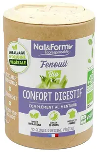 Bio mărar, semințe, 90 capsule, Nat&Form