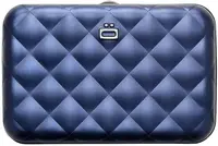 Portofel pentru femei Ogon Quilted - Button, Navy Blue