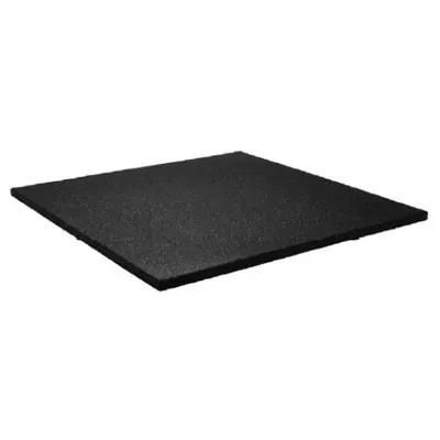 Gresie sport 100 x 100 cm - 15mm - Negru