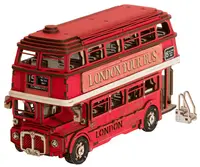 Puzzle 3D din lemn Robo Time din 245 piese - Autobuzul londonez
