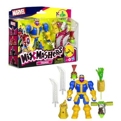 Figură de acțiune Hasbro Marvel MixMashers - Thanos, 12 cm